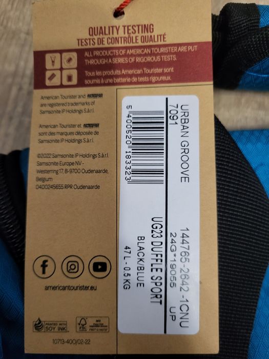 Geanta American Tourister Duffle Sport blue