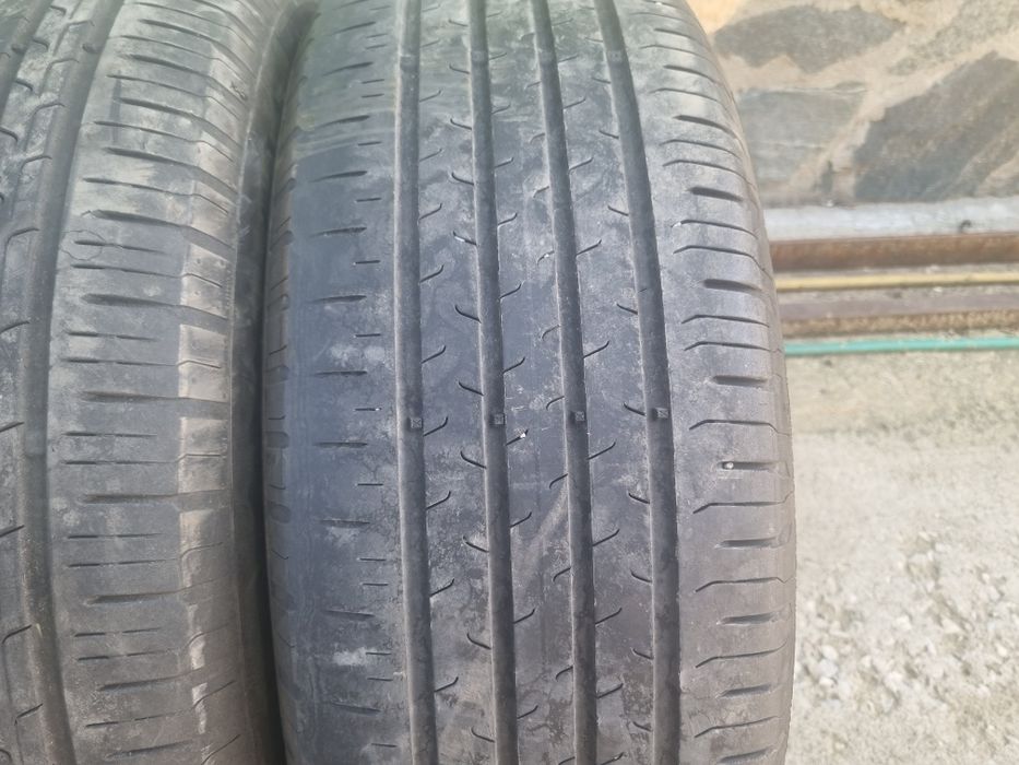 4бр летни гуми Континентал контакт 6/ 215-60-17/ 2019г/ 5- 5.2/ мм.гр.