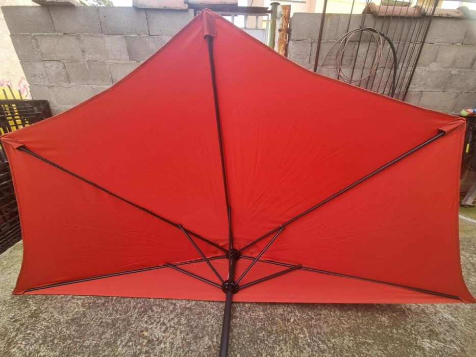 Чадър за тераса и балкон, половин чадър, козирка