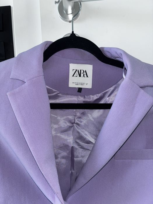 ZARA дамско късо сако, лилаво, размер XS