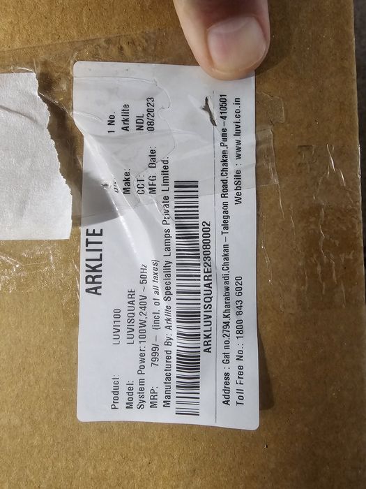 Светодиодная панель ArkLite LUVISQUARE 100W