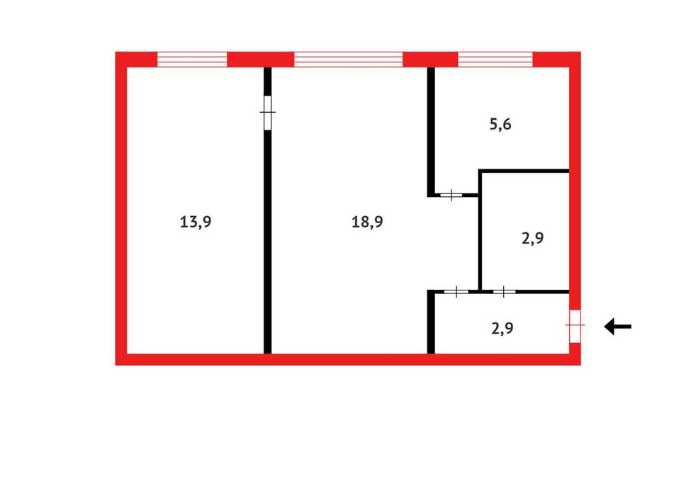 Сейф. 2х ком, 1эт, продам