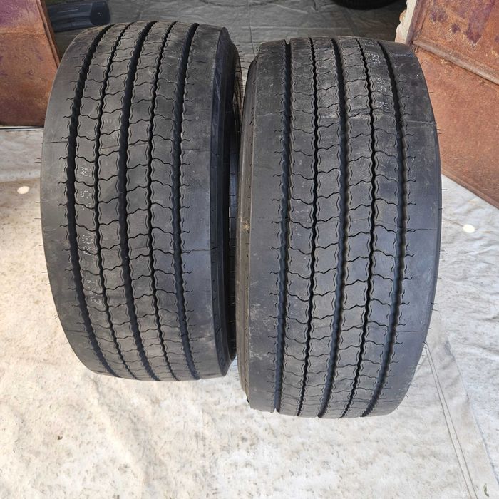 2 Нови предни гуми 355/50R22.5 Pirelli RO2 ProFuel Steer 156L DOT2025