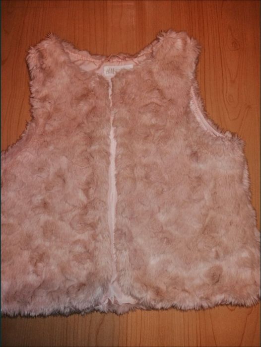 Vesta blana 8-9 ani H&M