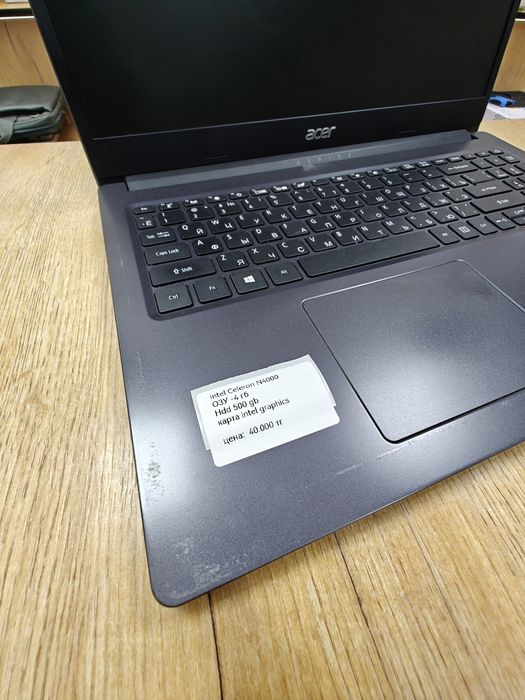Ноутбук Acer | Celeron | ОЗУ 4гб | HDD 512гб