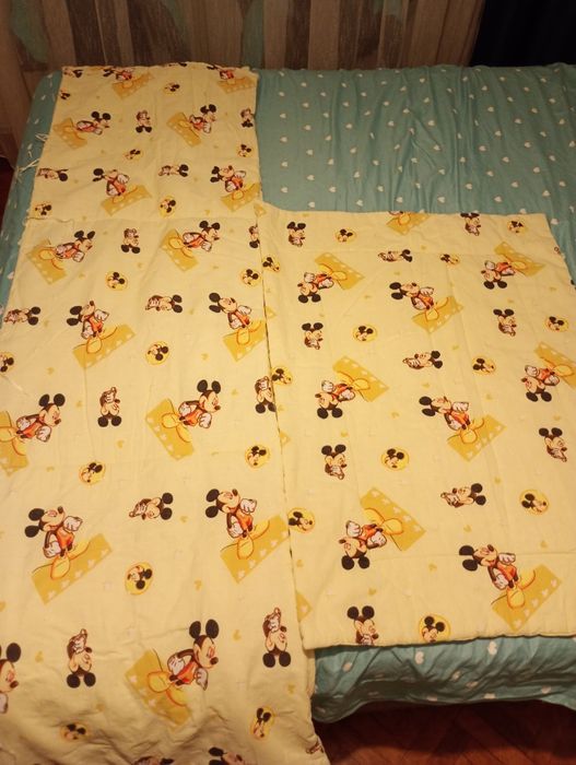 Apărători pătuț/ protecții laterale + plapumă