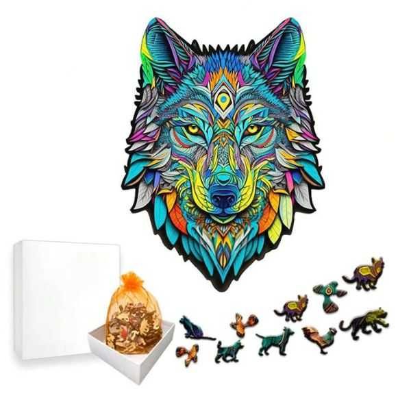 Дървени пъзели с животни различни видове