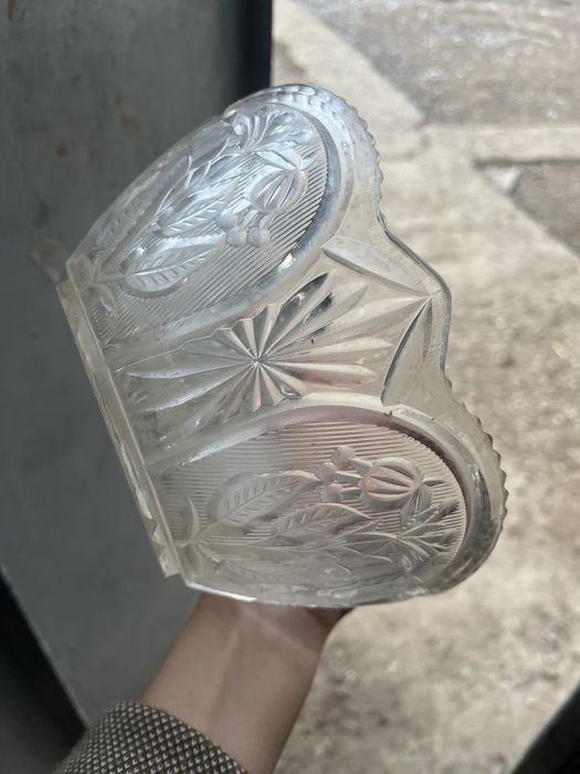 Лода стеклянный салатник