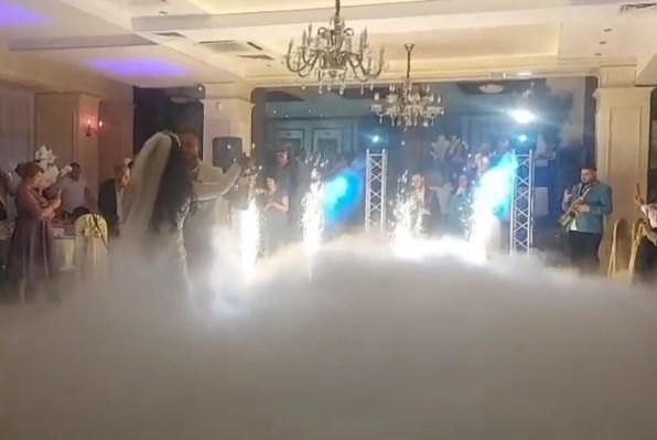 Fum greu dansul mirilor/Artificii/Lumini Ambientale/Nunta/Botez