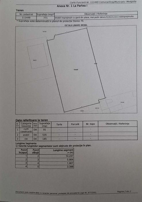 Vand teren intravilan in Valea Dacilor