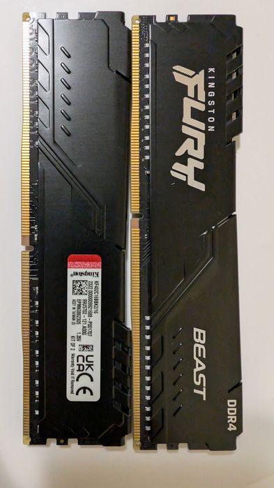 RTX 3060 ti, 4x8 RAM DDR4 3200, Gigabyte Aorus B450M, Ryzen 7 5800X3D