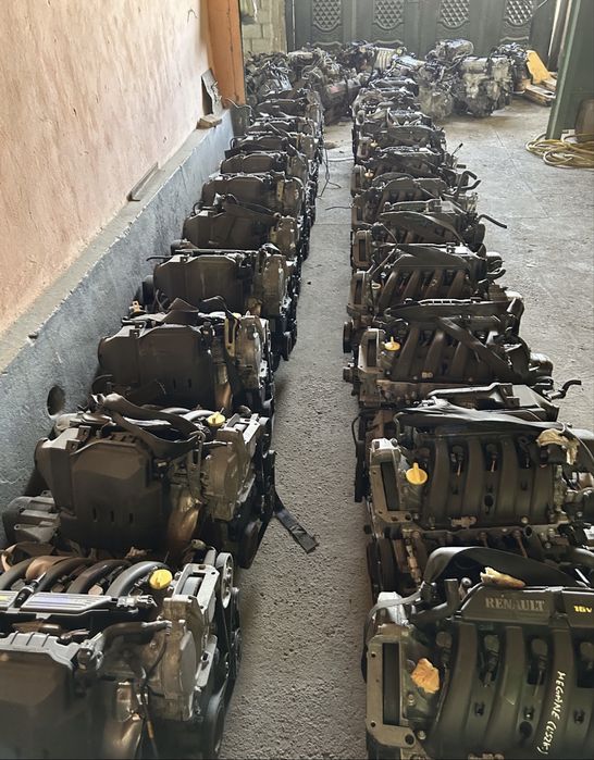 Двг Мотор RENAULT Ларгус Альмера Рено К7М K4M 1.6 16v Дастер Меган F4R