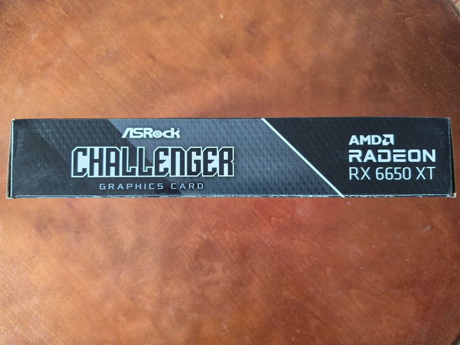 Видео карта ASRock RX 6650 XT CHALLENGER OC 8GB GDDR6 с ГАРАНЦИЯ, кутия и всички аксеоари