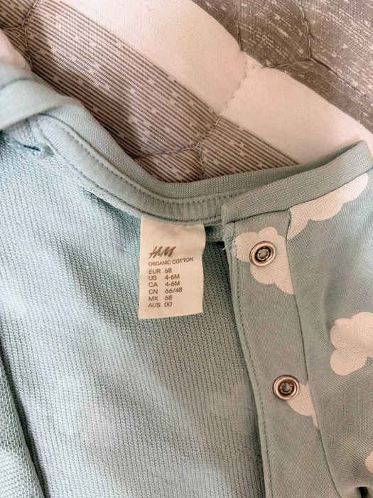 Комбинезон для новорожденных | Круглый вырез и принт | H&M