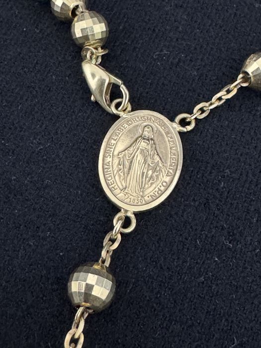 Lant Rozariu aur de 18k 750 + Bratara