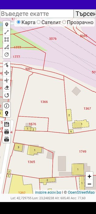 Продава се Парцел в София, Бенковски - 1577 кв.м за 115 €/кв.м - Снимка #5