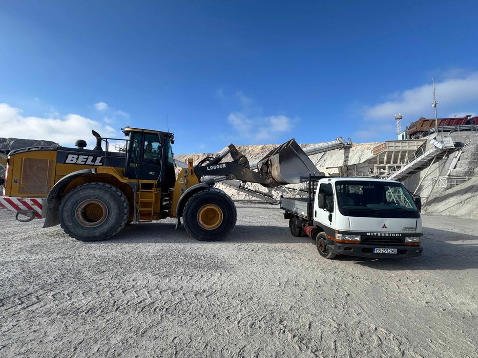 Доставка на пясък, филц, чакъл и инертни материали София