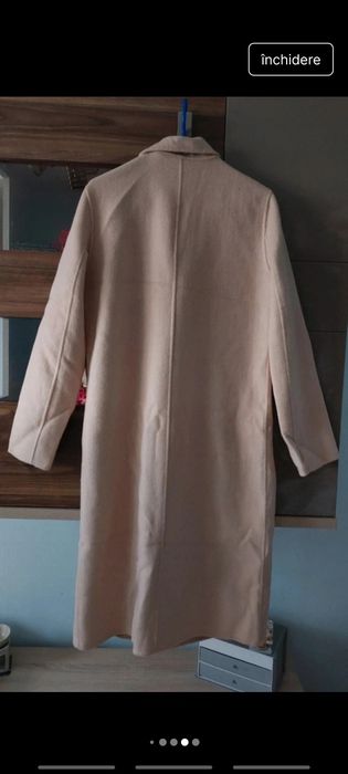 Palton Zara crem