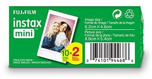 Филм за моментни камери Fujifilm INSTAX MINI Twin Pack 20 снимки
