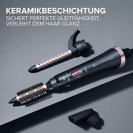 Ел. четка за коса с горещ въздух Imetec Bellissima Ceramic Air 3 in 1