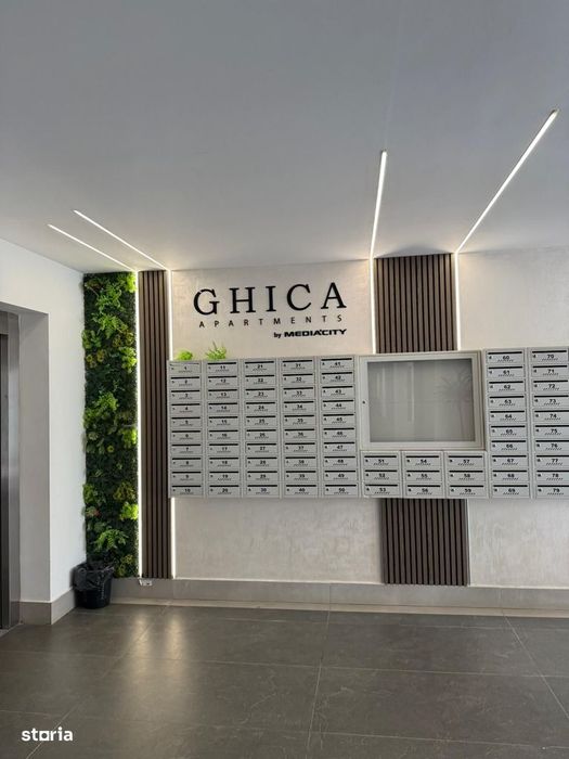 Garsoniera de inchiriat Ghica Apartments cu terasa privata