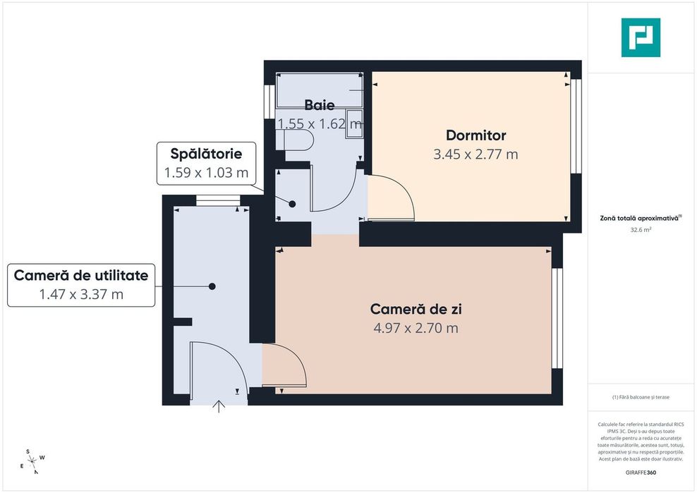 Apartament 35mp - Borsecului - Oradea