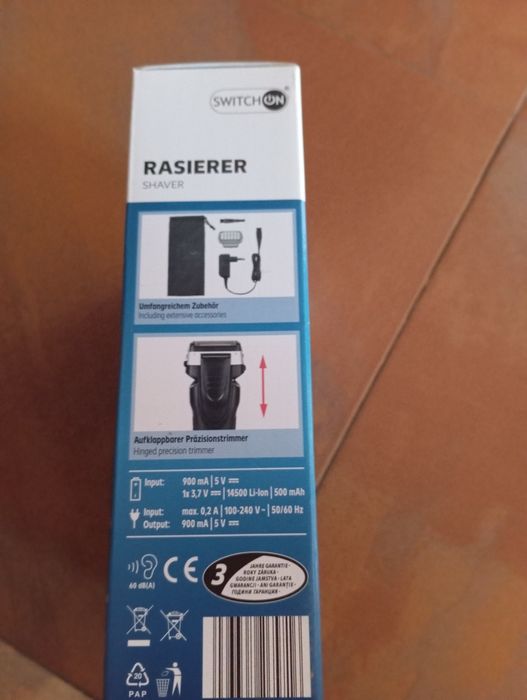 Aparat de ras nou ...