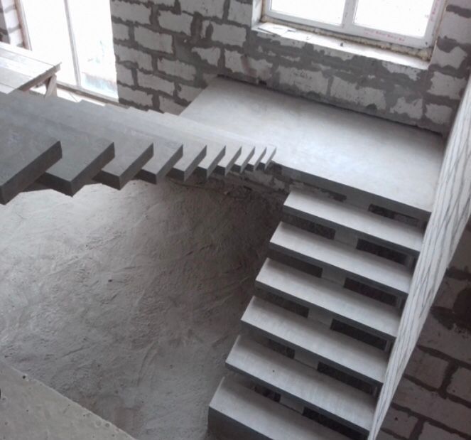 Лестницы из бетонна