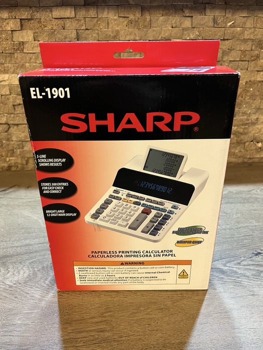 Calculator cu afisaj digital Sharp