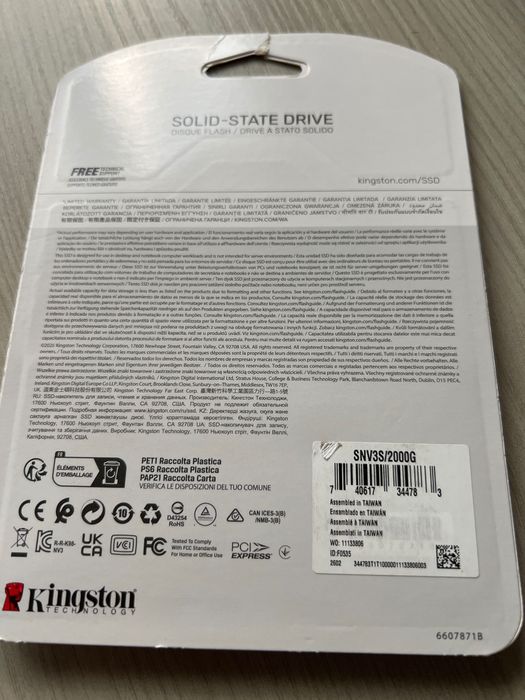SSD extern Samsung T7,2Tb,sigilat