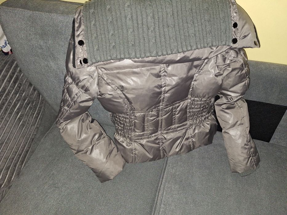 Сиво яке с гъши пух