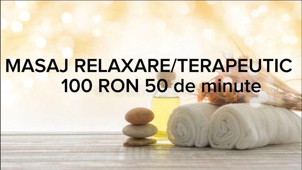 -Masaj terapeutic / de relaxare