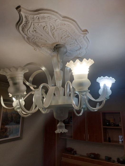 Lustra Candelabru sticla Curtea sticlarilor
