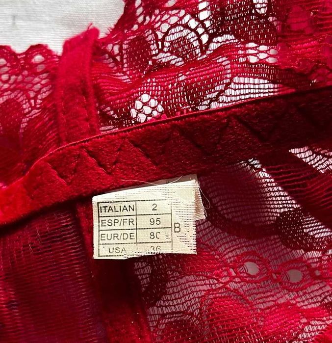 Sutien dantela rosie cu super push up 80B