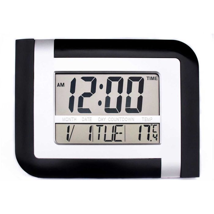 Дигитален СТЕНЕН ЧАСОВНИК с температура. Електронни СТЕННИ ЧАСОВНИЦИ