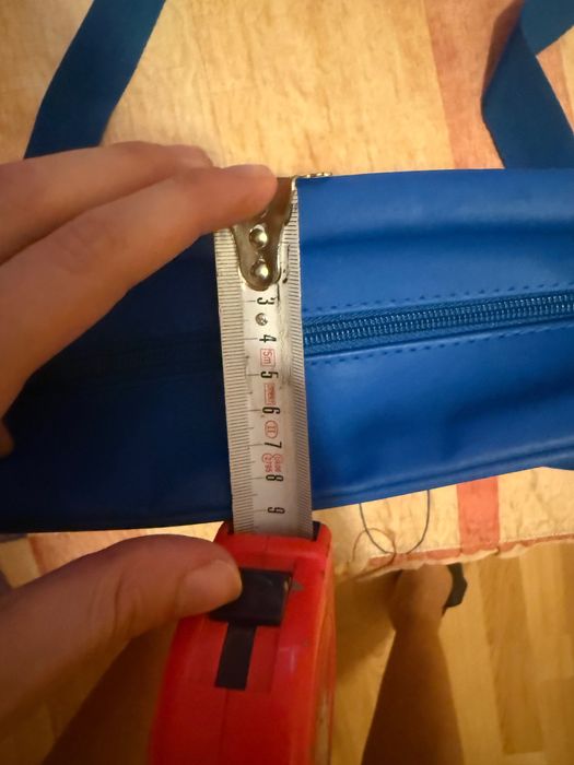 Синя спортна чанта през рамо Adidas. Много запазена