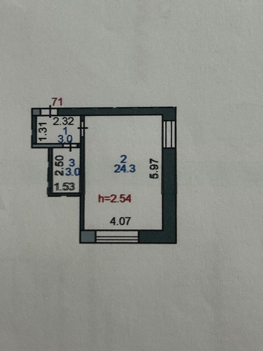 Продам 1 комнатную - студию