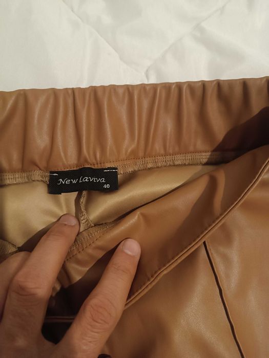 Pantaloni piele NOI-New Laviva, marime L