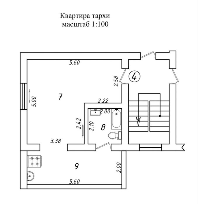 1/2/4 квартира, Юнусабад, Гидрометцентр, метро Минор
