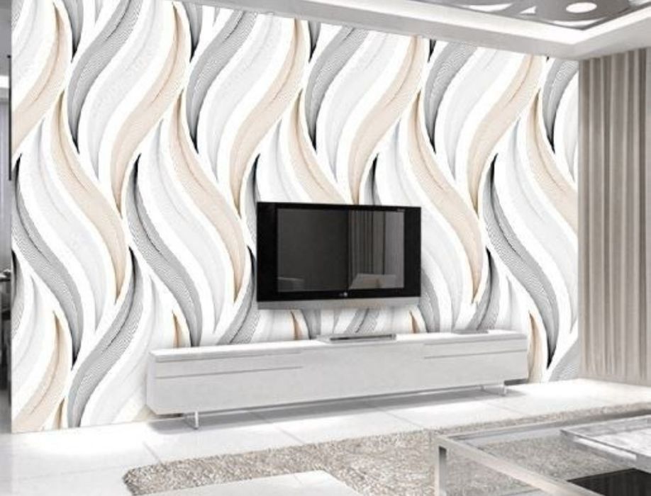 Обои клеим, левкас