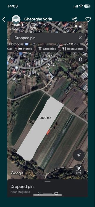 Teren de vinzare 2000 mp Oferta Sau Inchiriere 1Euro MP !!