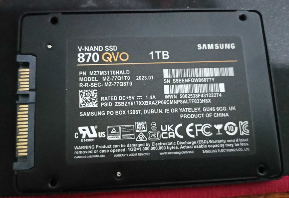 SSD диск 1TB Samsung 870