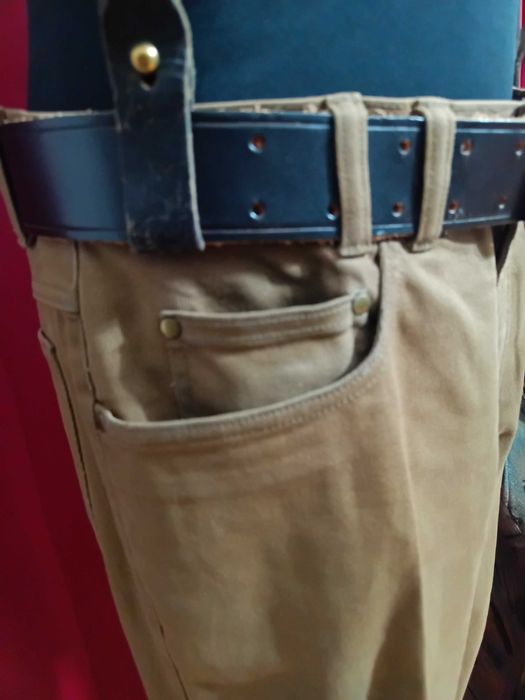 Pantaloni moto POLIZEI HESSEN ,blugi maron măsură 48 M