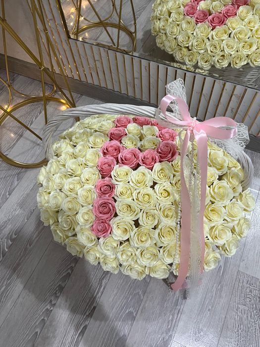 Именной мыльные цветы