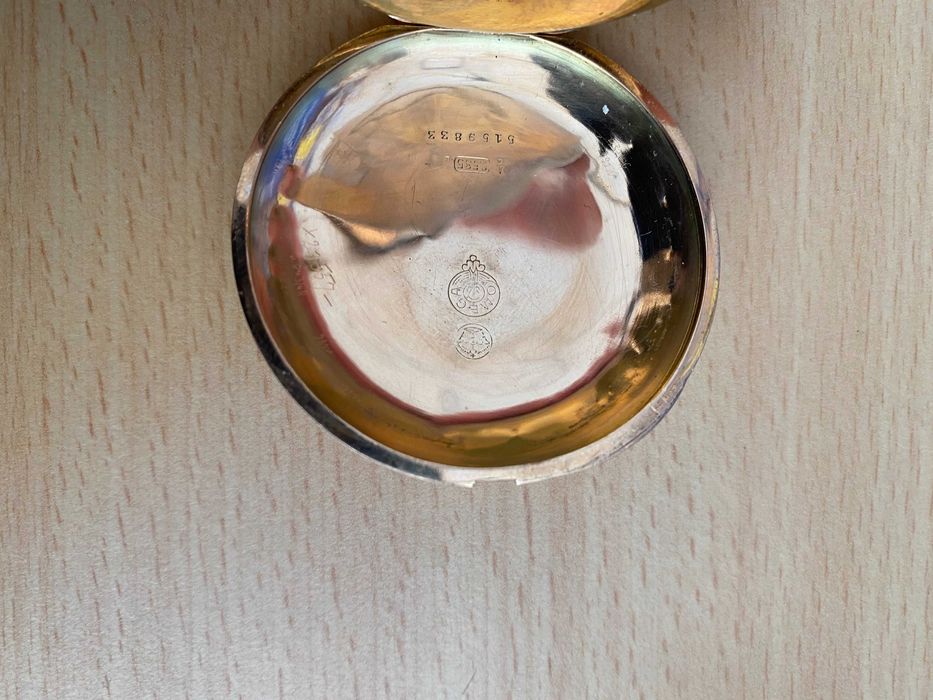 Ceas vechi de buzunar Omega carcasa Aur 14K Swiss