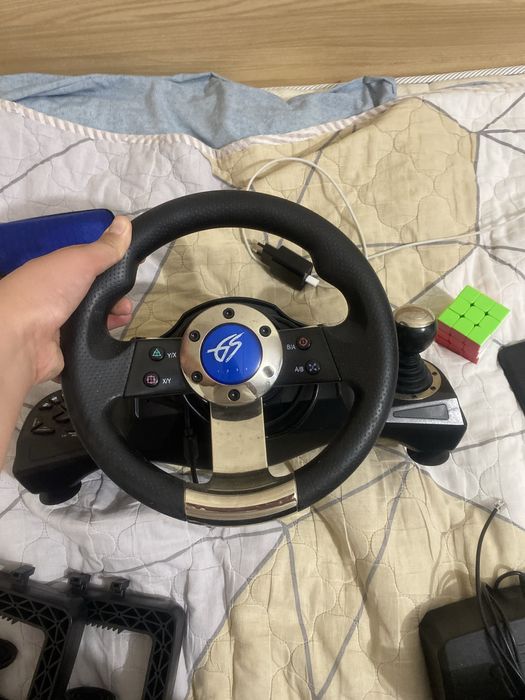 Продам игровой руль Weelman 2 dexp