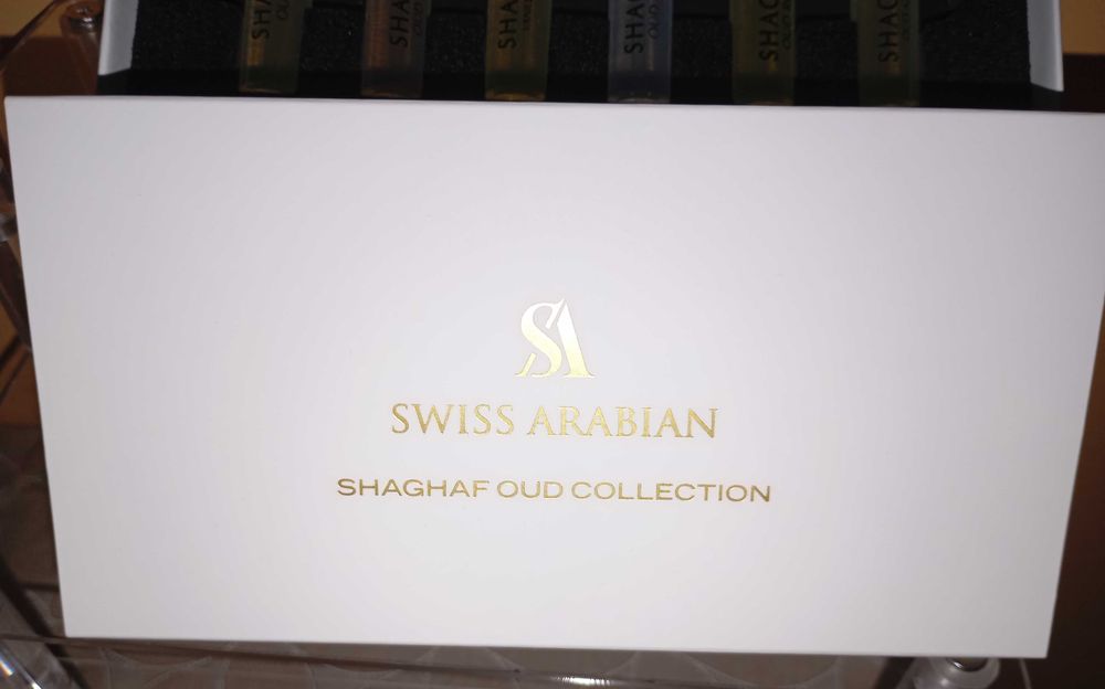 Мостри за парфюм Swiss Arabian. Shaghaf Oud Collection.