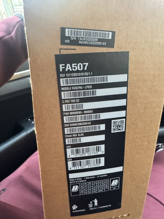 Asus Tuf gaming A15 FA507
