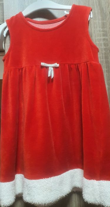 Коледна рокля червена