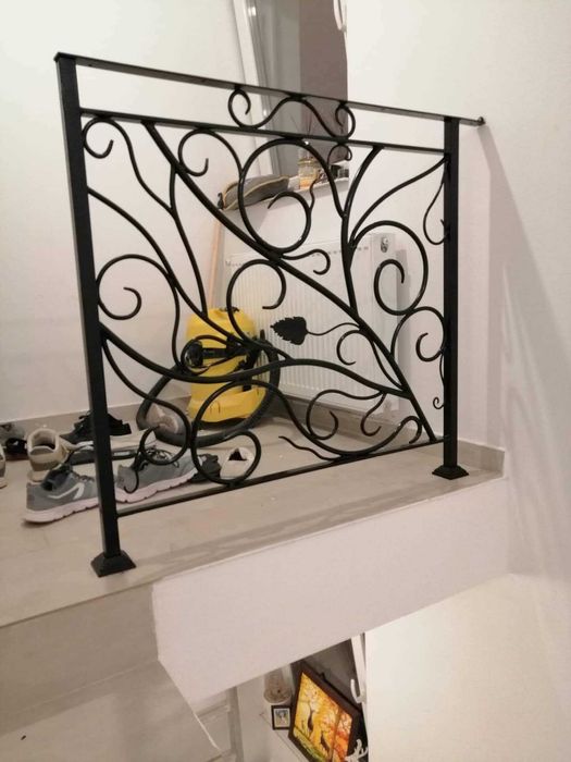 Парапети за стълбища и тераси от ковано желязо